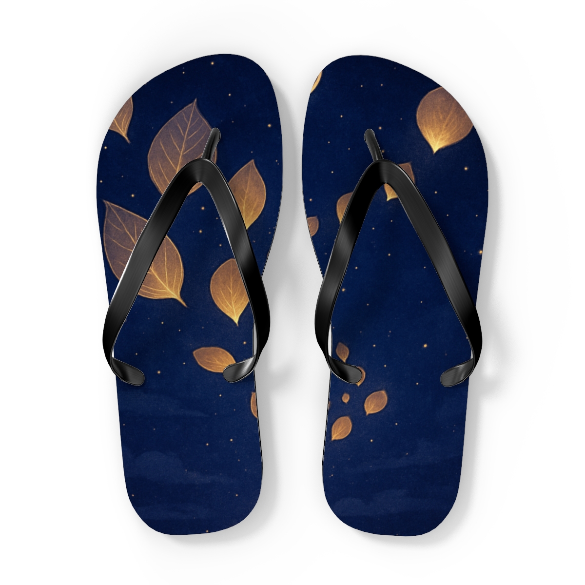 Lantern Equinox Drift personalized beach flip flops