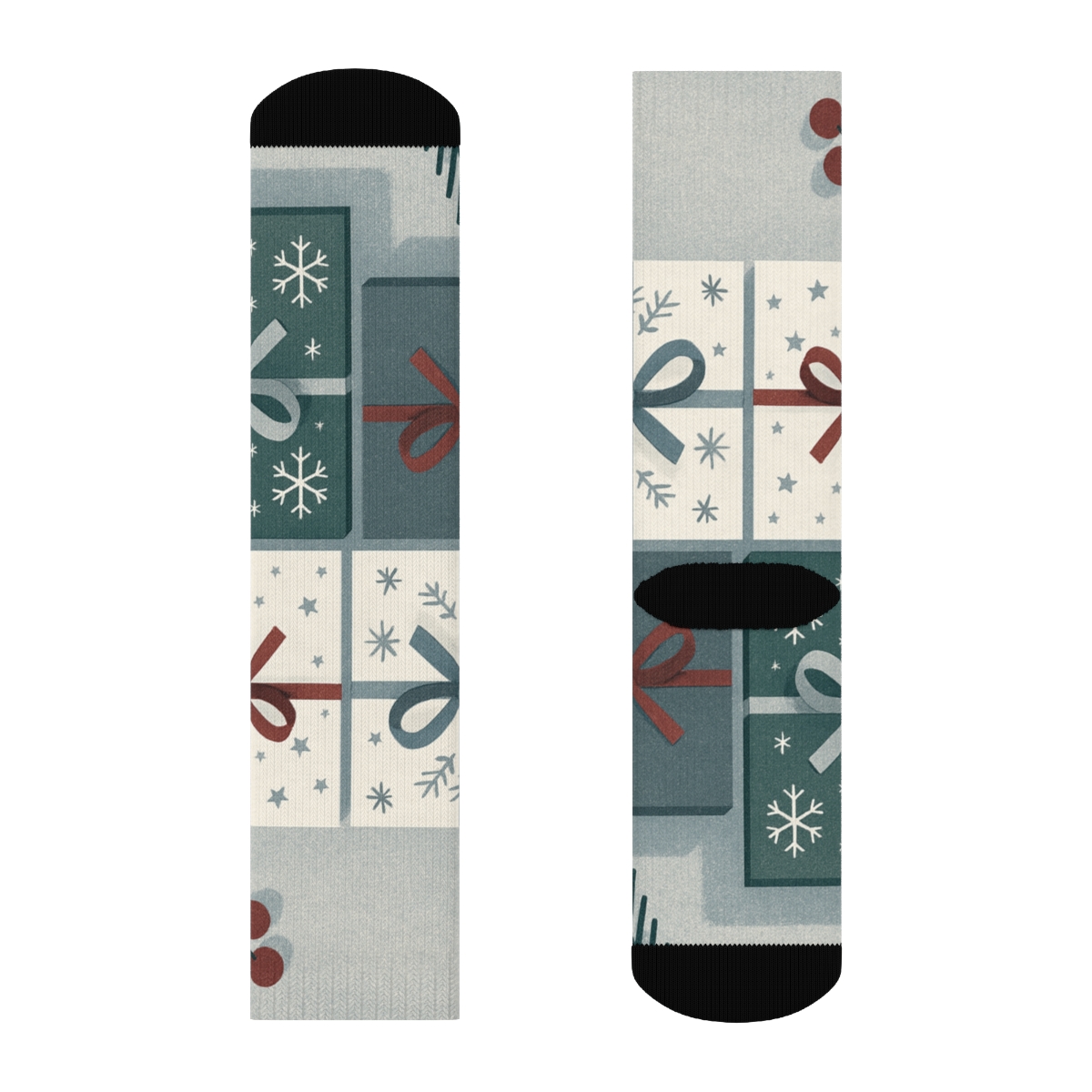 Winter Giftwrap Constellation Quilt personalized cozy socks