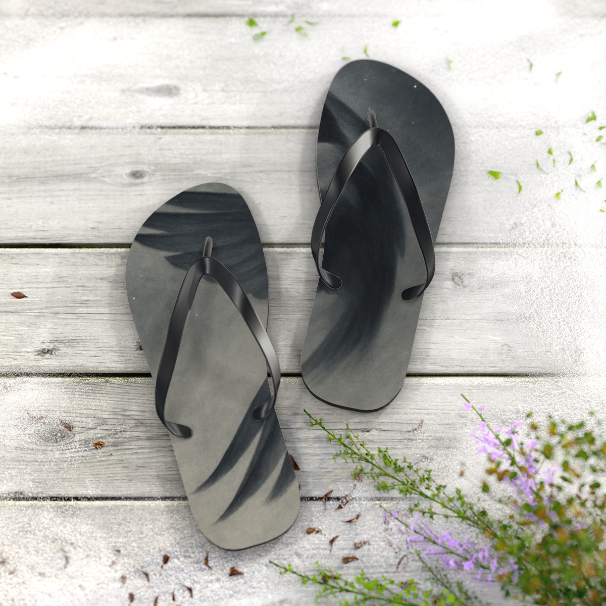 Silent Wing Embrace stylish summer flip flops