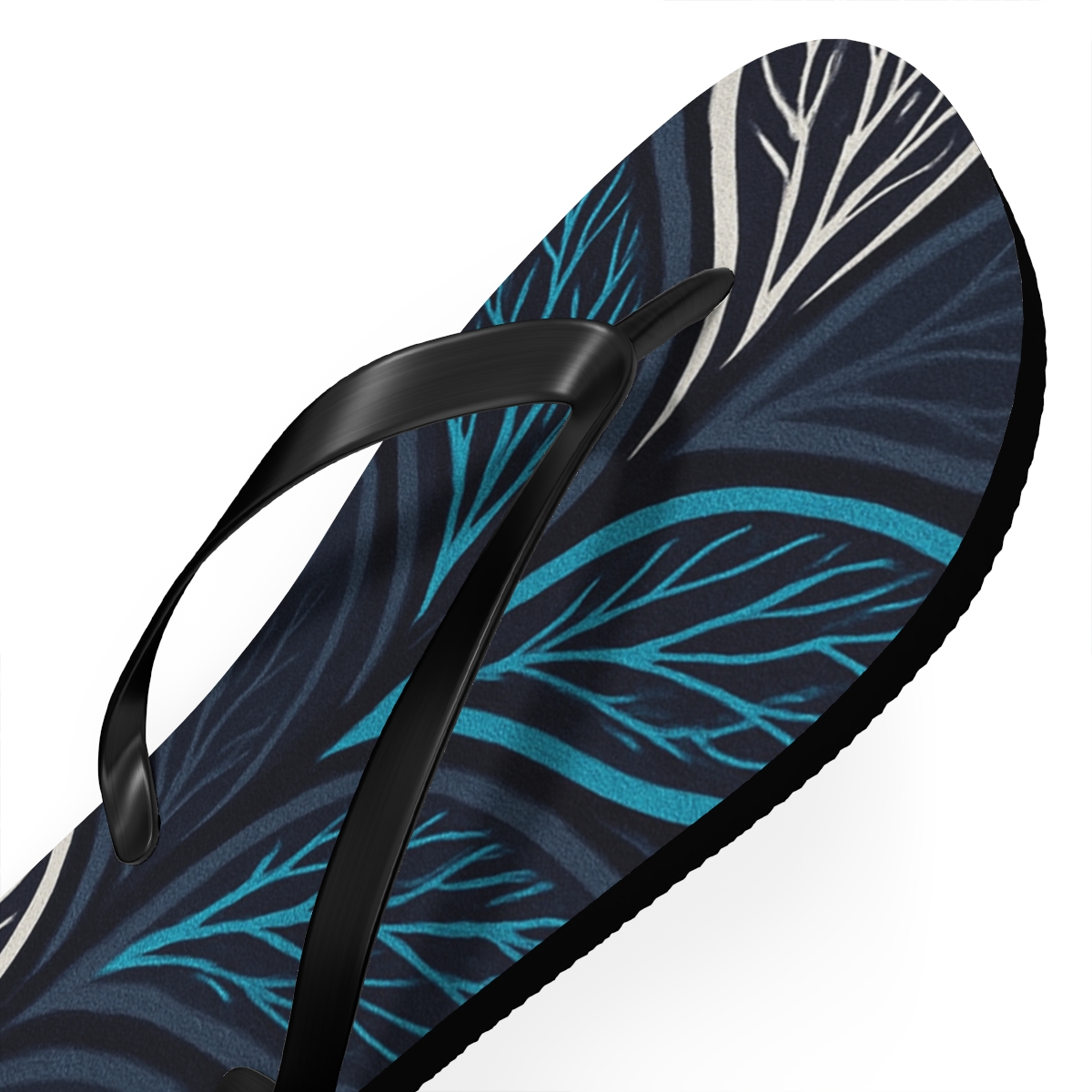Orchid Vein Cipher Weave unique graphic flip flops