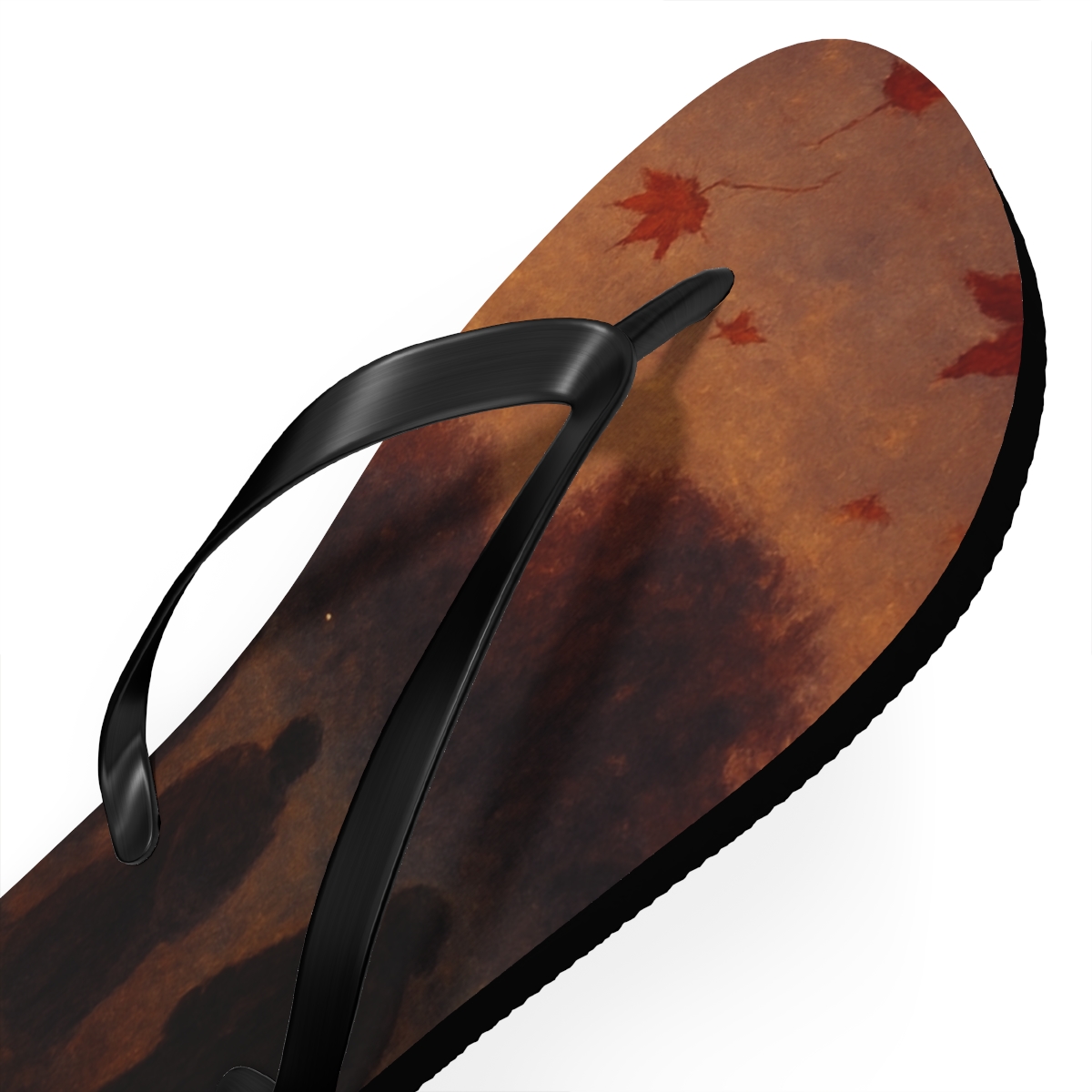 Lantern Harvest Lullaby personalized beach flip flops