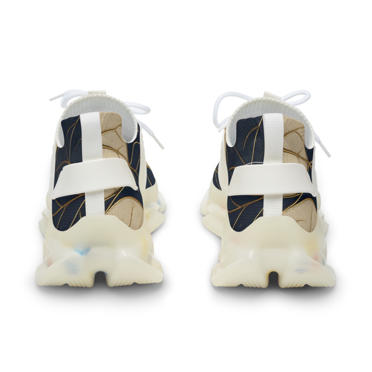 Orchid Vein Interlace personalized athletic sneakers