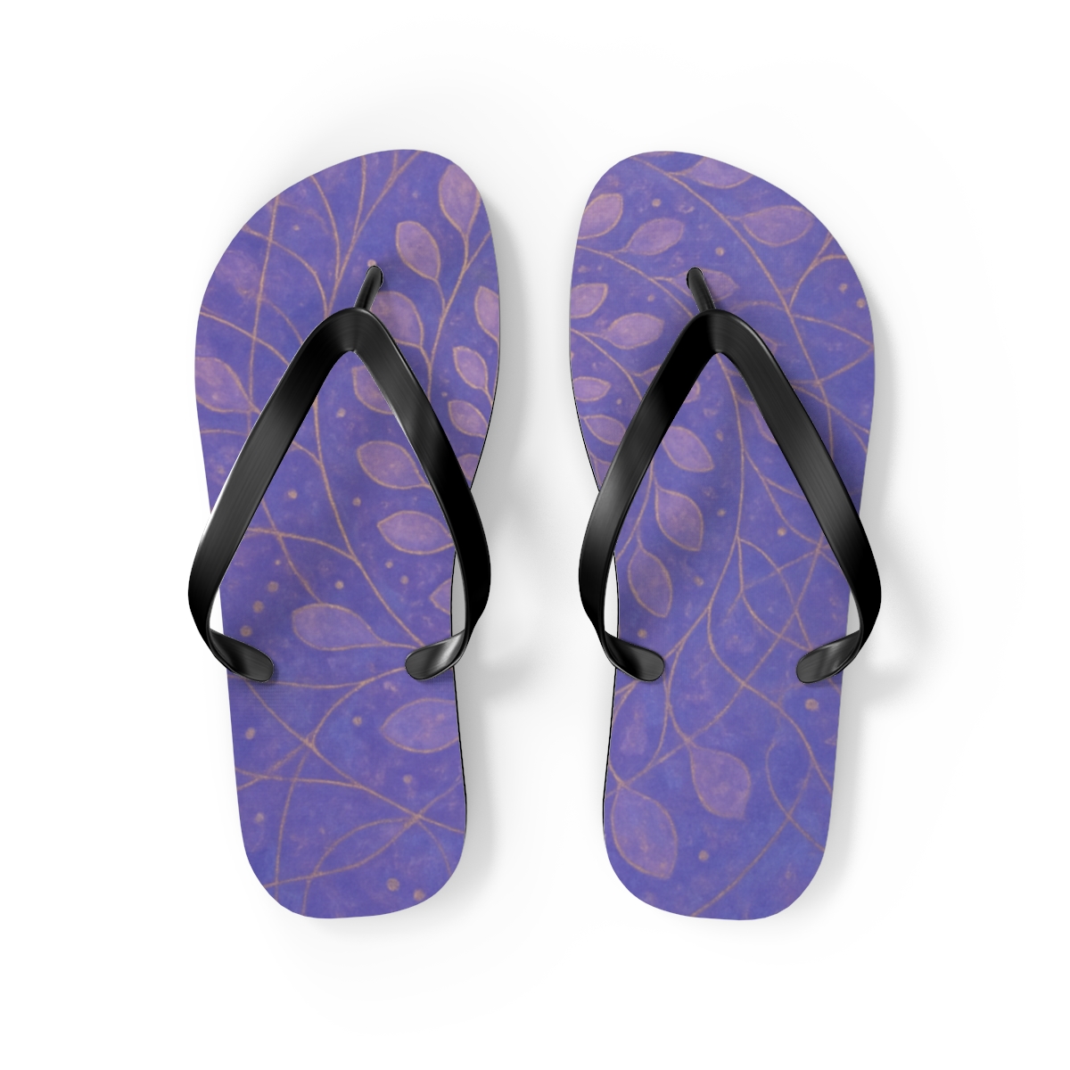 Lavender Bloom Reverie Flip Flops
