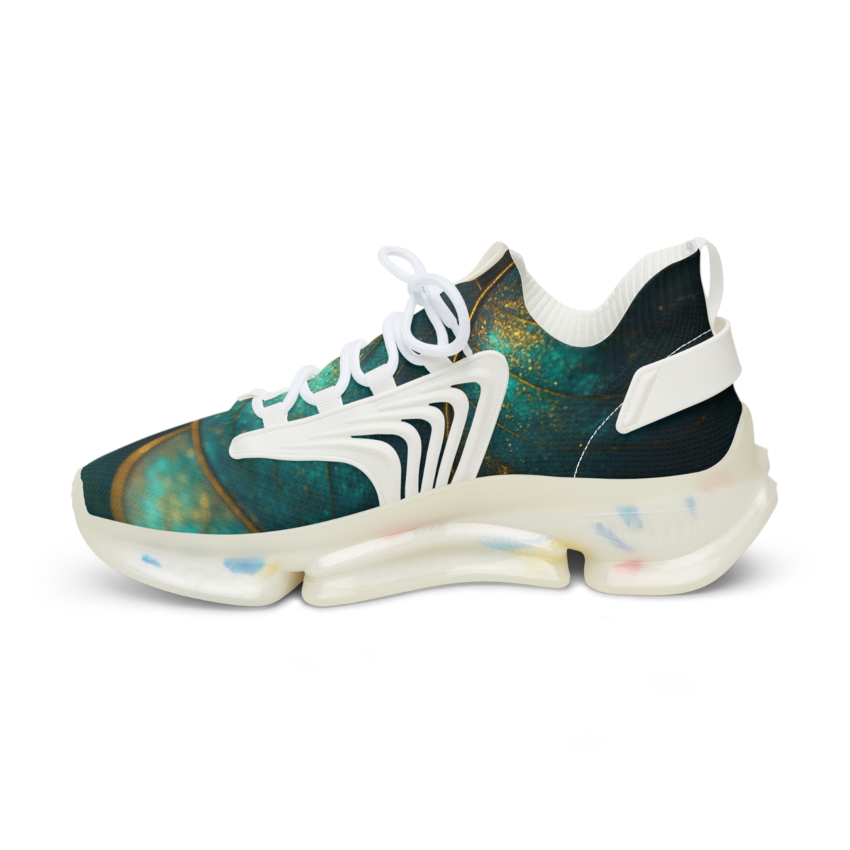 Iridescent Beetle Mosaic premium sport sneakers