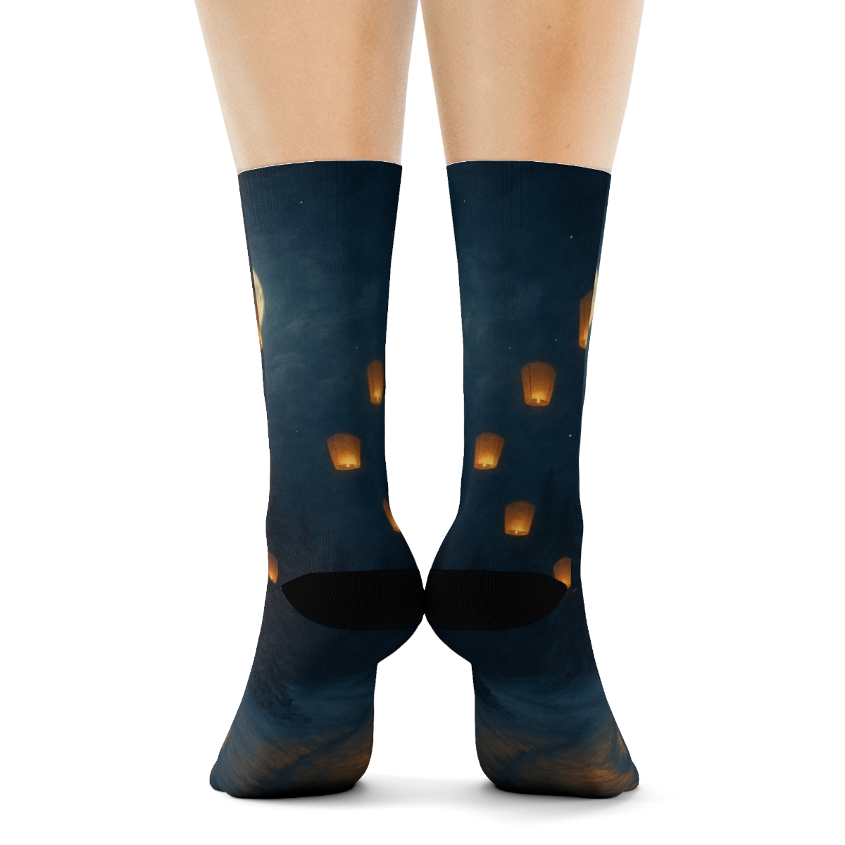 Lantern Night Frost Waltz custom socks