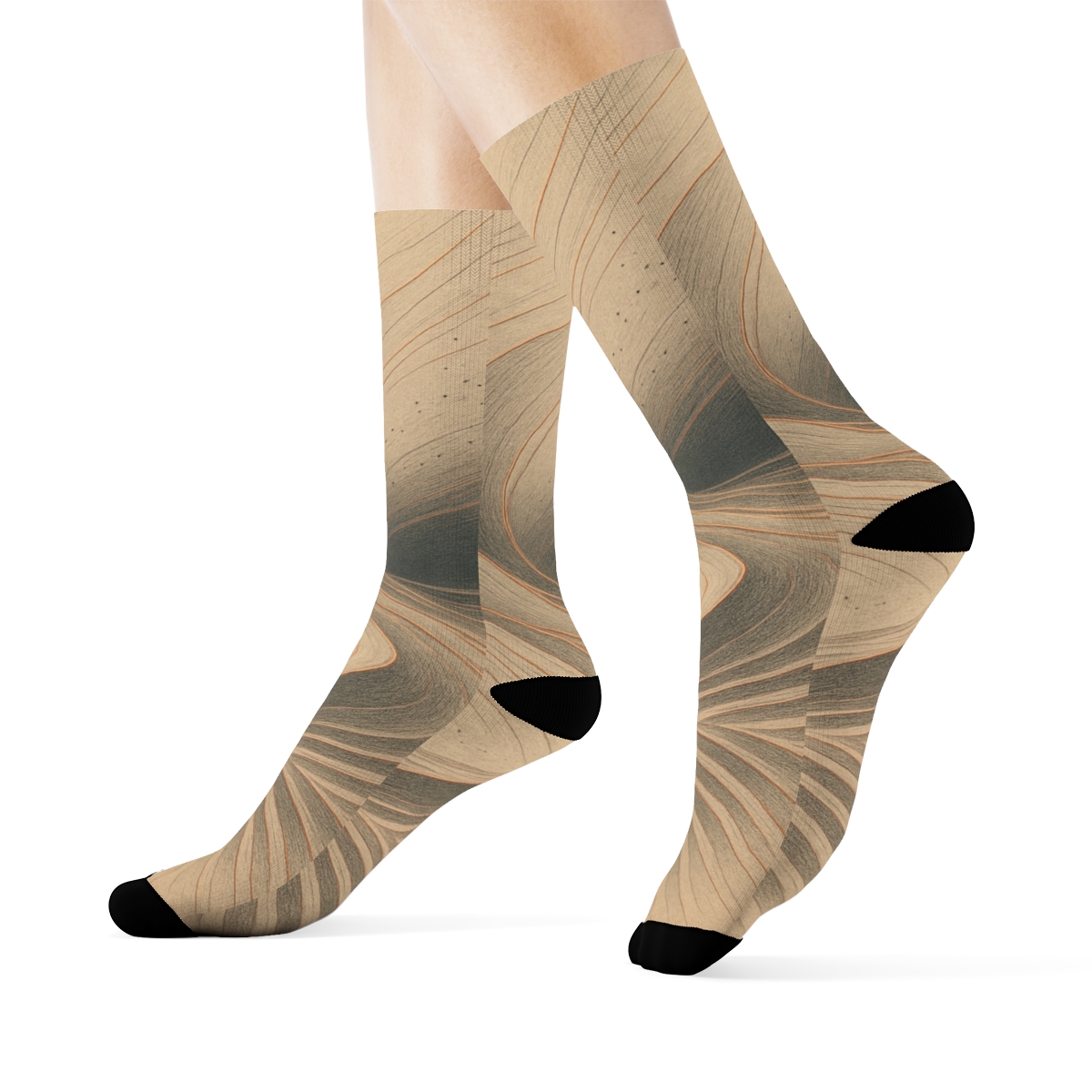 Wind Arc Ripple Vein Diagram designer logo socks
