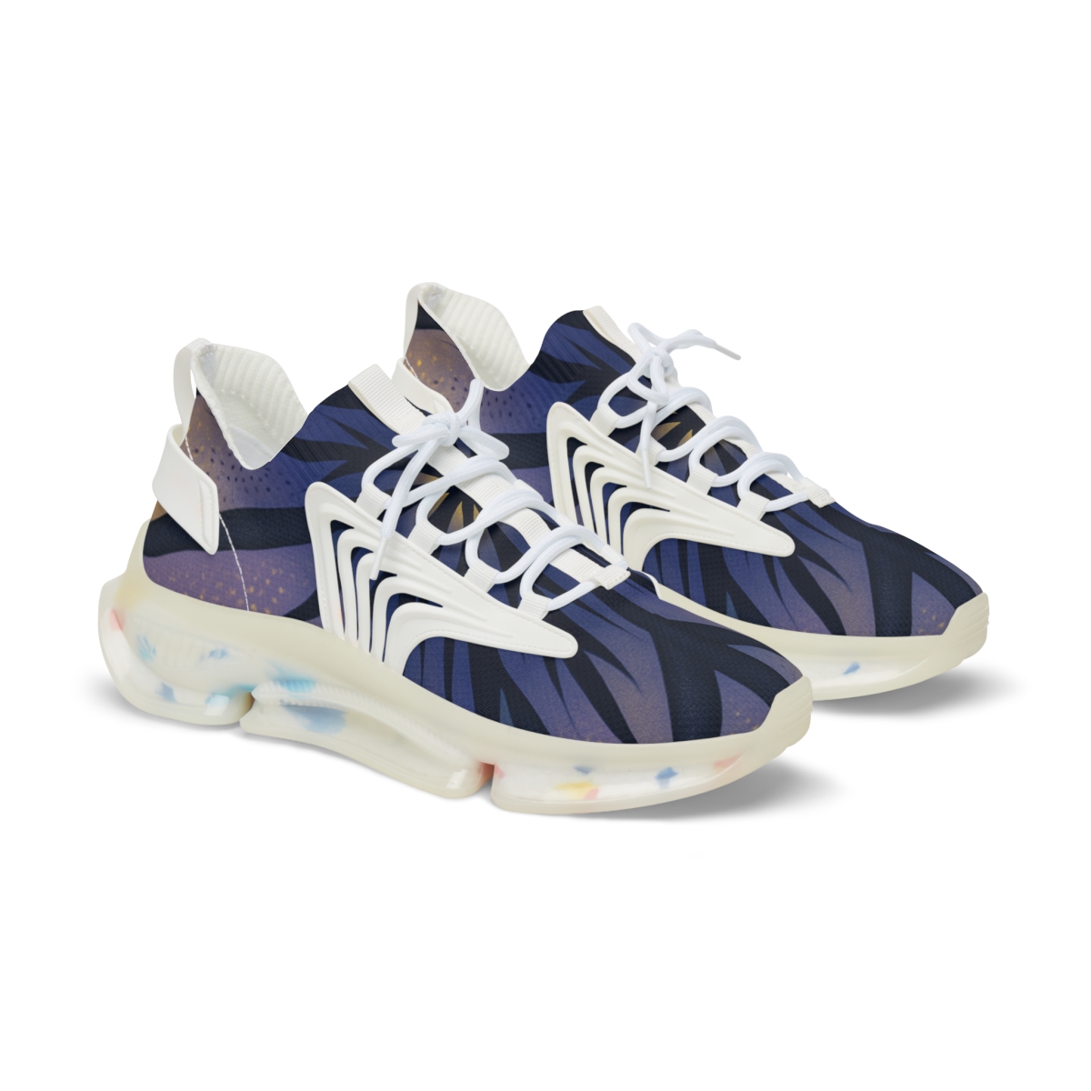 Nebula Vein Starburst Weave custom sneakers