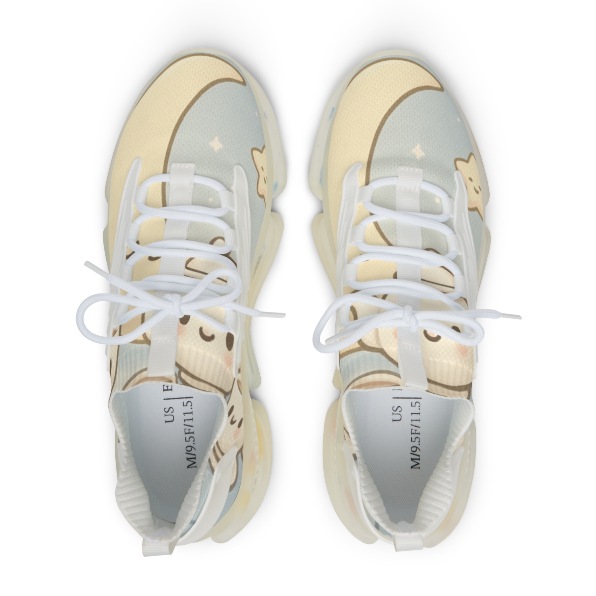 Sleepy Moon Tea Party Friends designer branded sneakers