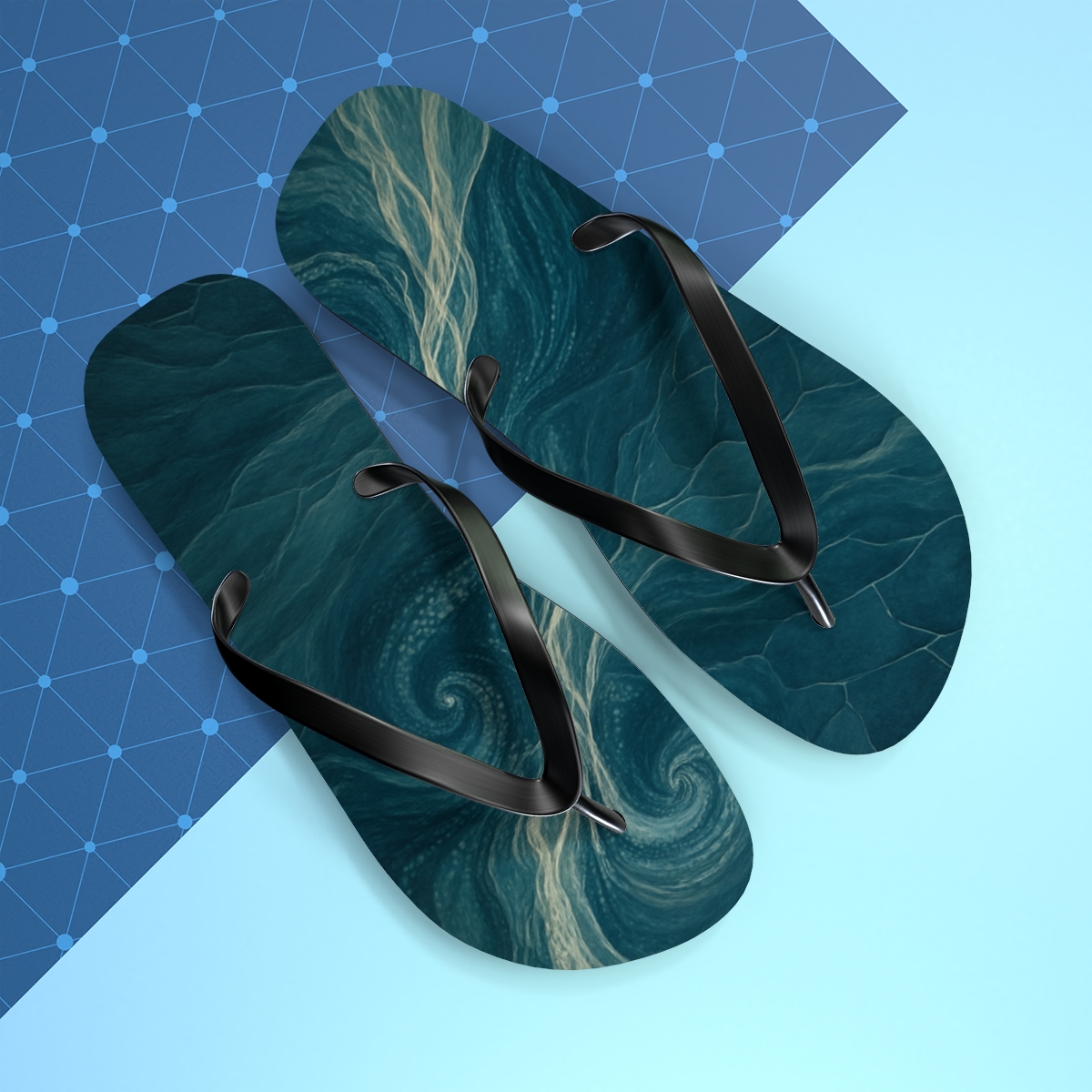 Eddy Lattice Ribbon stylish summer flip flops