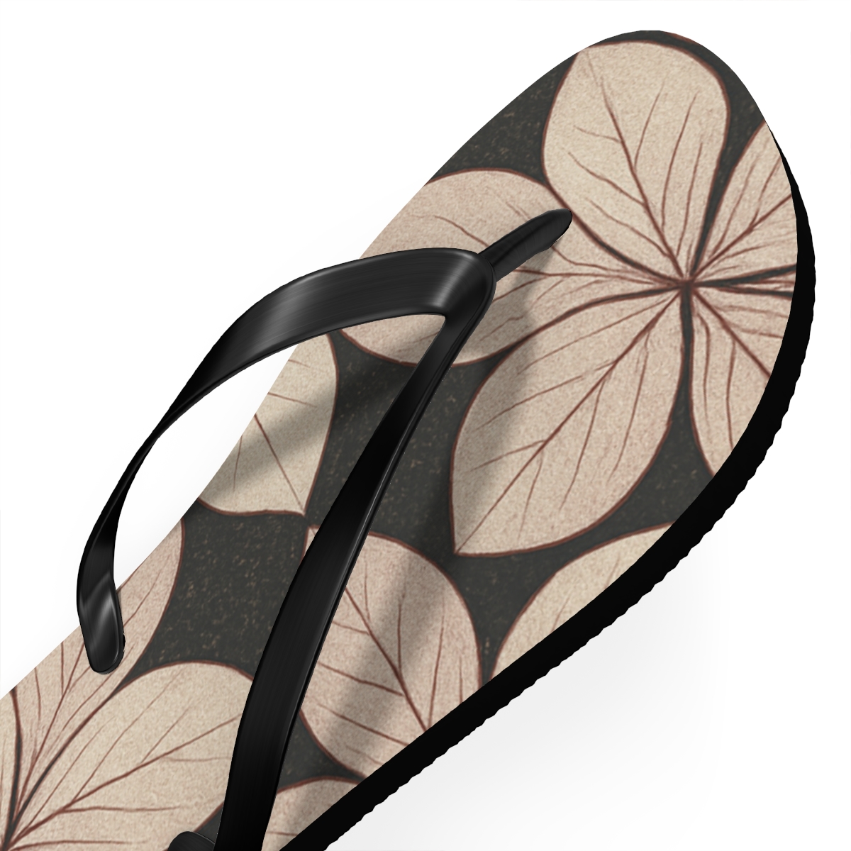 Lotus Filigree Lattice colorful rubber flip flops