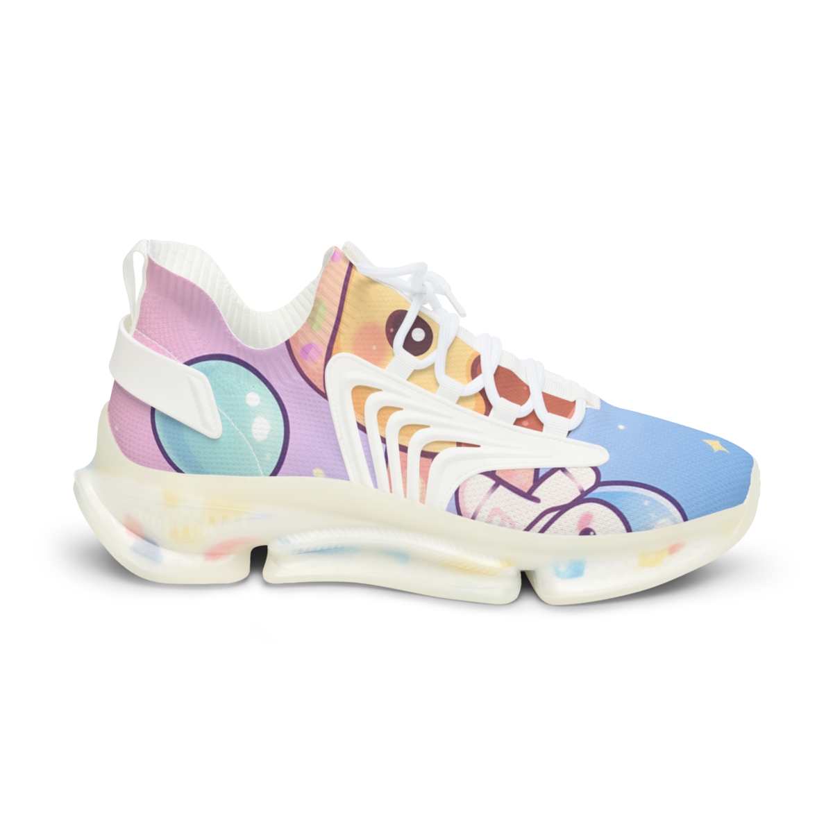 Pudding Planet Pals unique printed sneakers