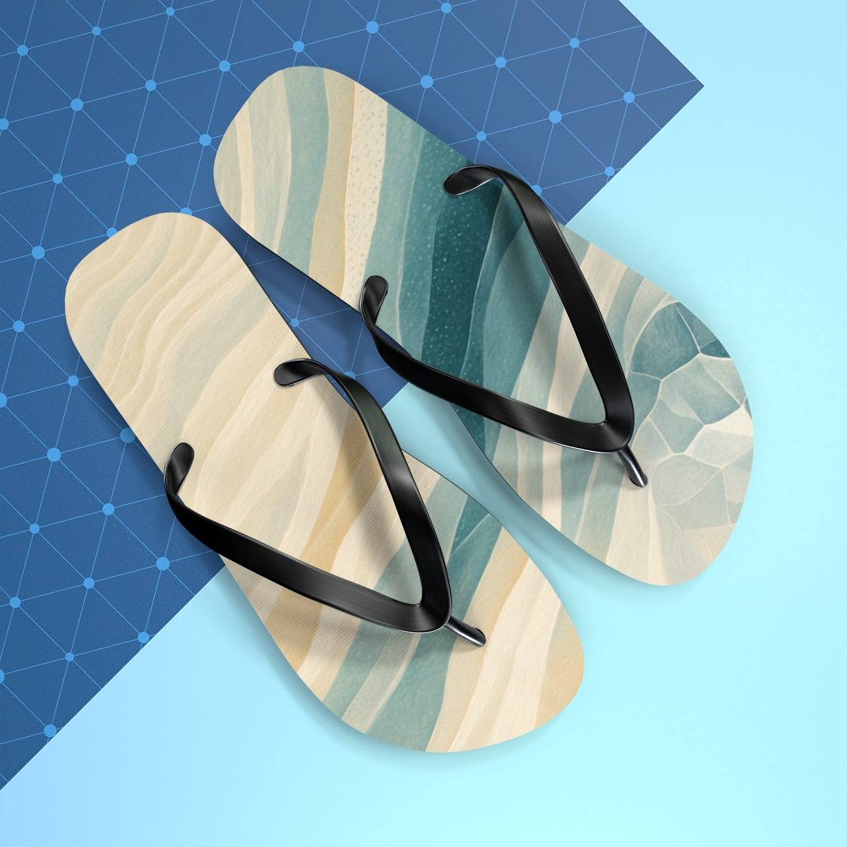 Mineral Facet Tide Weave stylish summer flip flops