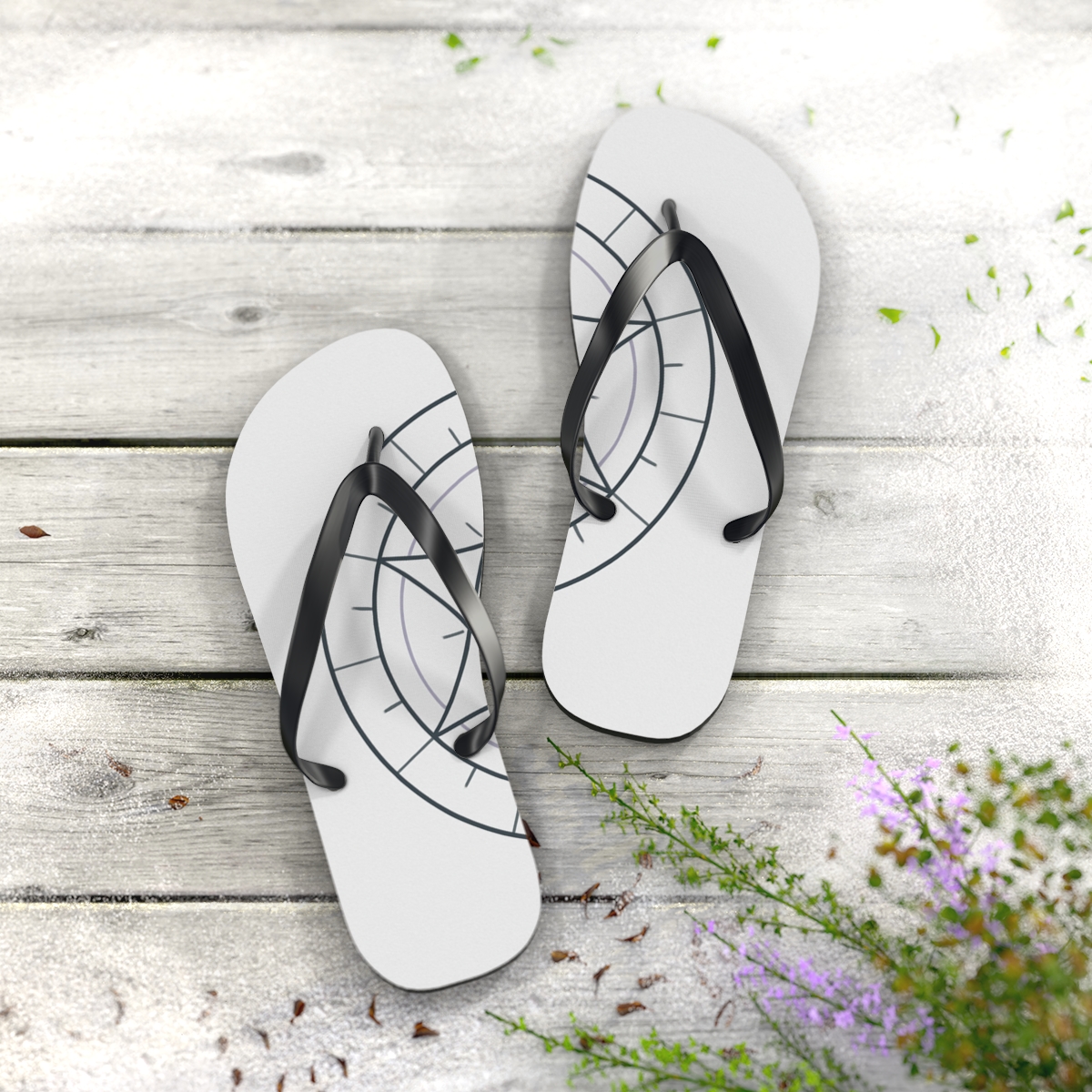 Minimal Eclipse Ring Blueprint soft sole flip flops