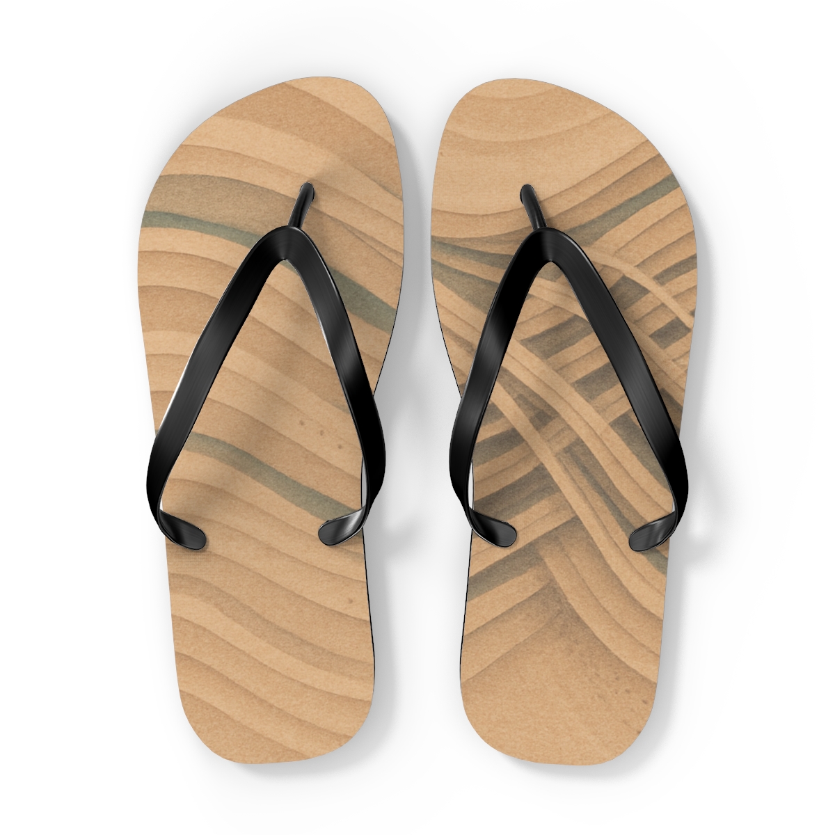 Wind Arc Ripple Tapestry custom flip flops