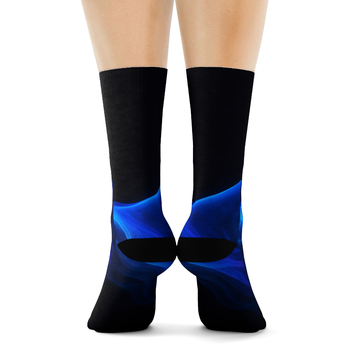 Nebula Pulse Of The Electric Manta trendy colorful socks