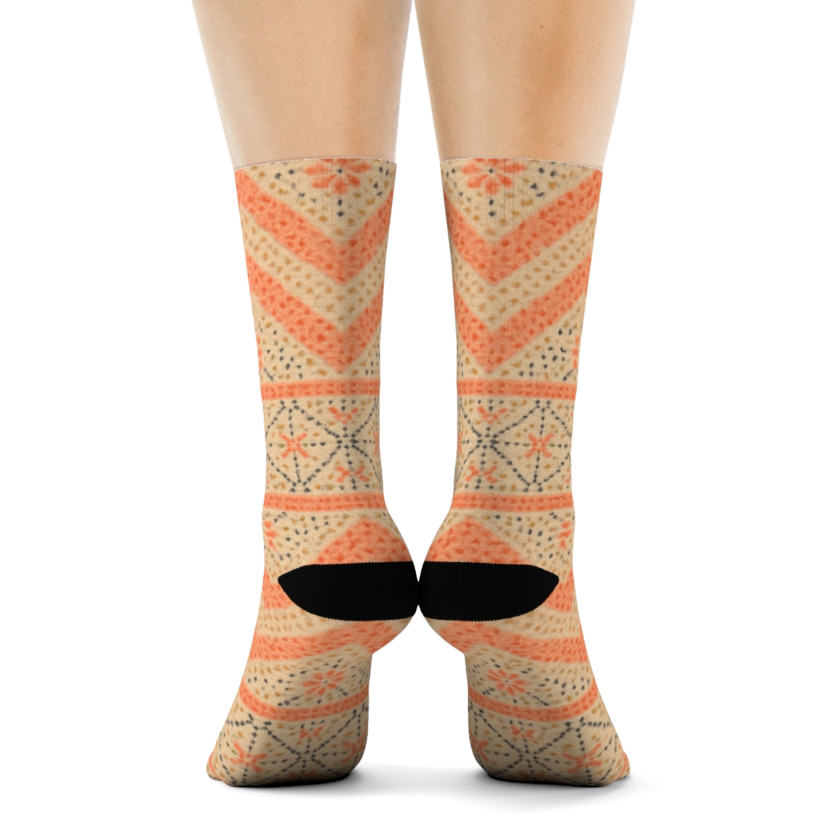 Dot Cluster Chevron warm winter socks