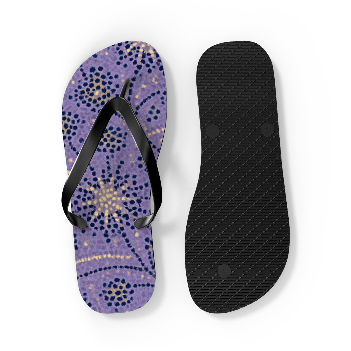 Lavender Radiance Flip Flops