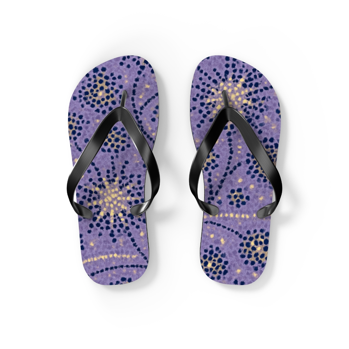 Lavender Radiance Flip Flops