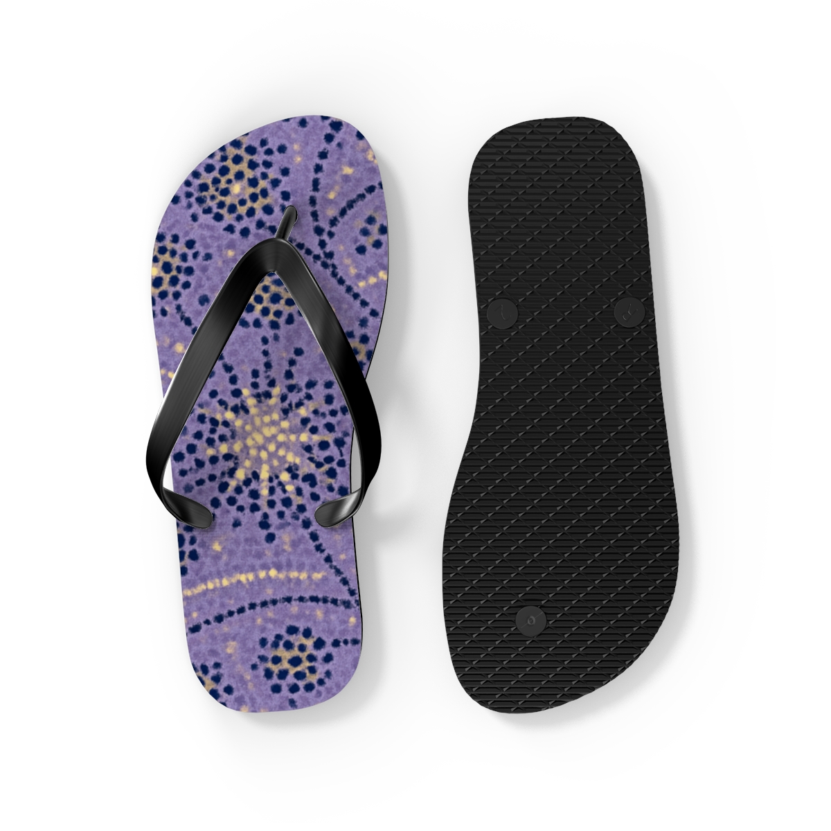 Lavender Radiance Flip Flops