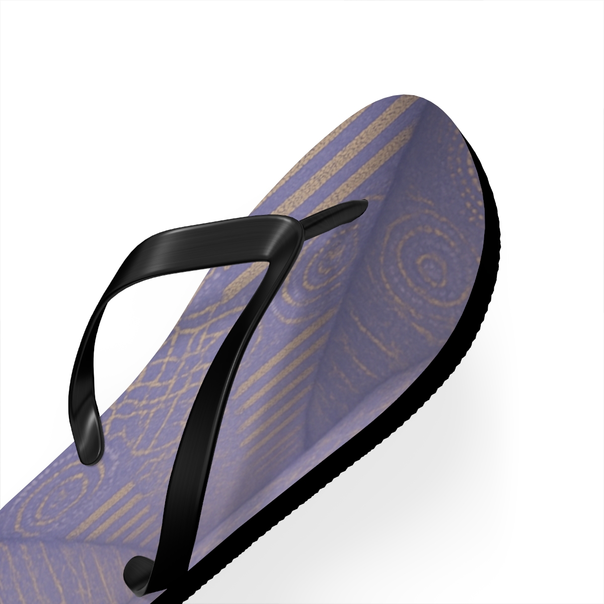 Lavender Lattice Breeze Flip Flops