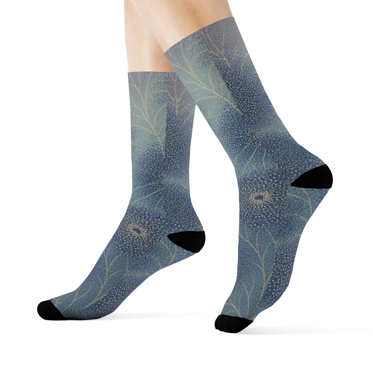 Dot Vein Mosaic unique printed socks