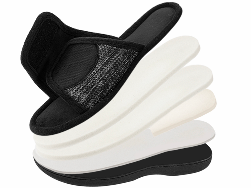 Memory Foam Diabetic Slippers – Cushioned Comfort for Foot Relief - Cloud Cushion Slides
