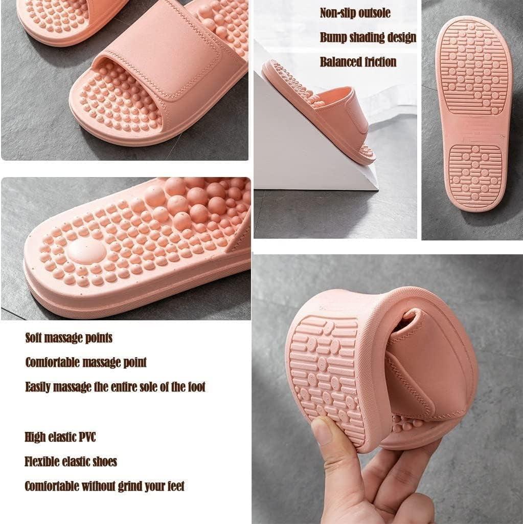 Comfy Point Acupressure Slippers – Foot Therapy for Daily Relaxation - Cloud Cushion Slides