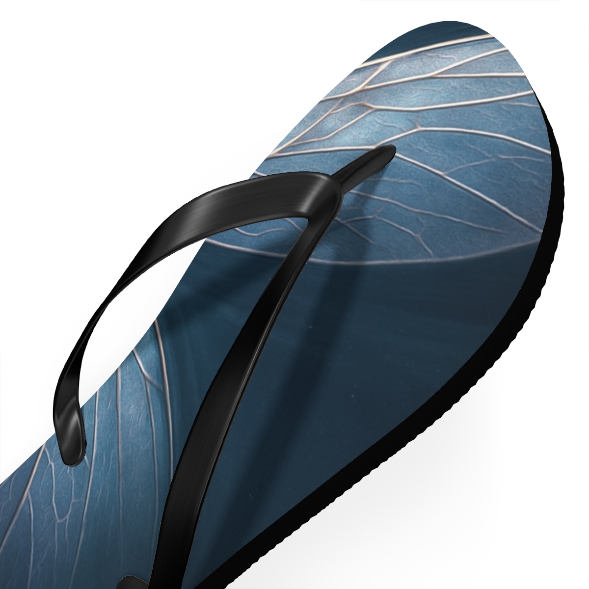 Dragonfly Phase Shift Filigree colorful rubber flip flops