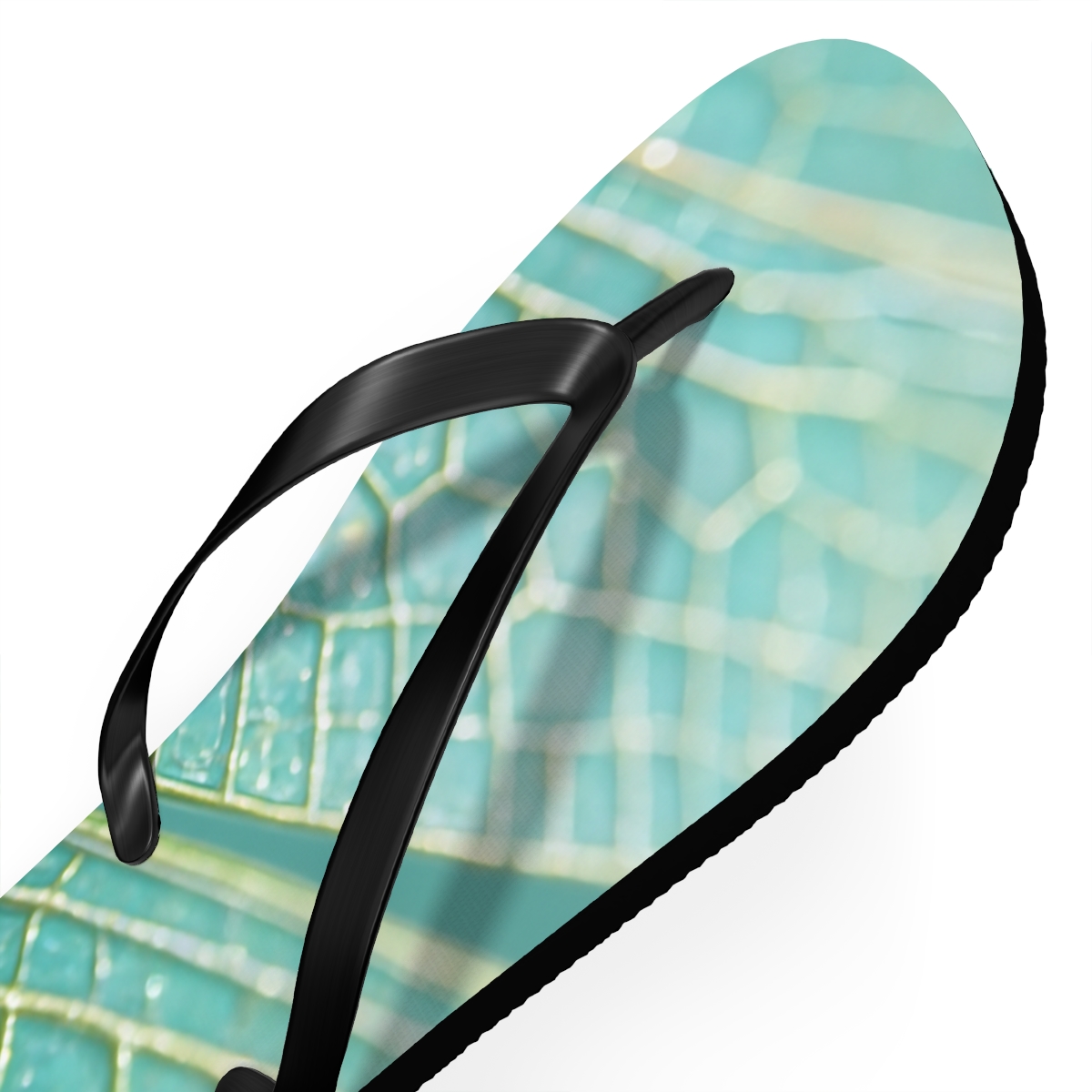Dragonfly Wing Prism Lattice personalized beach flip flops
