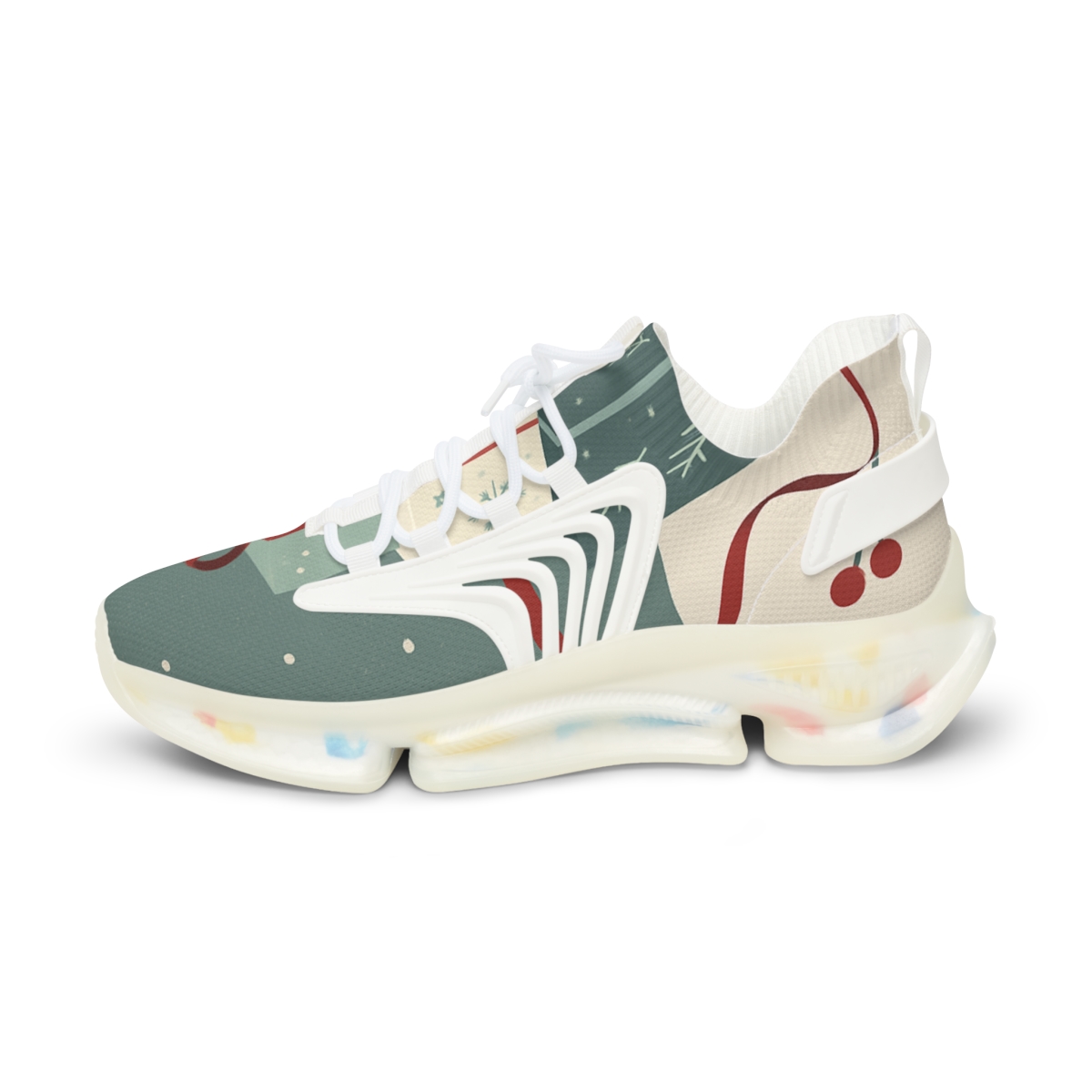 Frostbound Gift Wrap Constellations custom sneakers