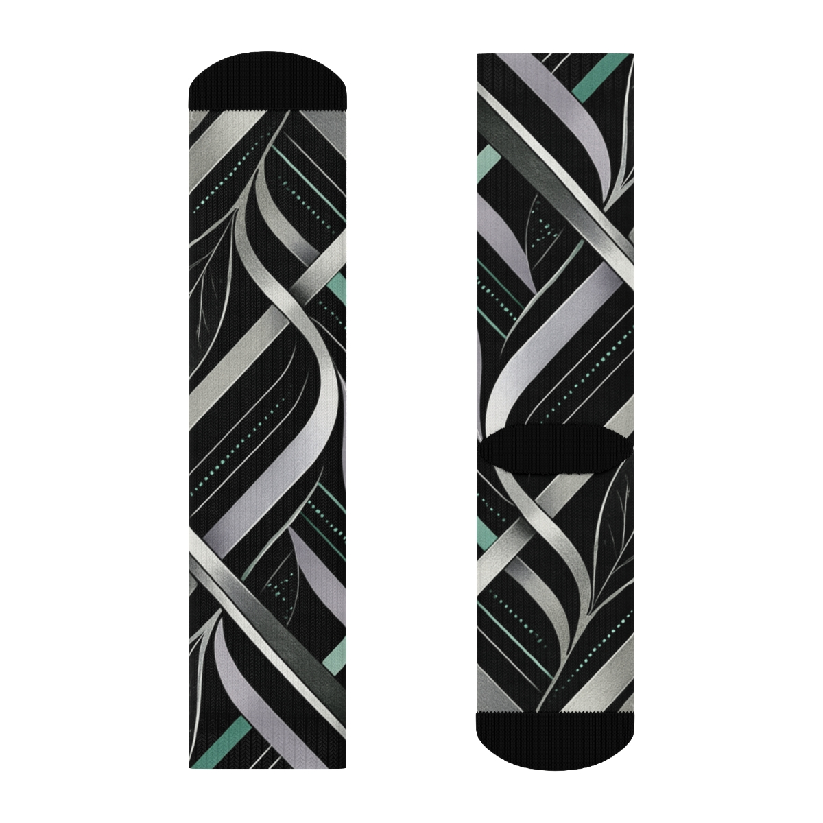 Orchid Vein Interlace Diagram sports performance socks
