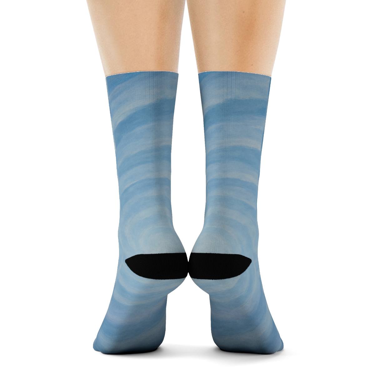 Vapor Wavefront Spiral trendy colorful socks