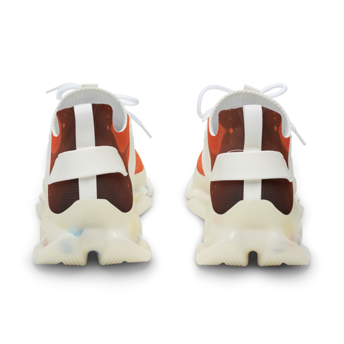 Petal Halo Fractal unique printed sneakers