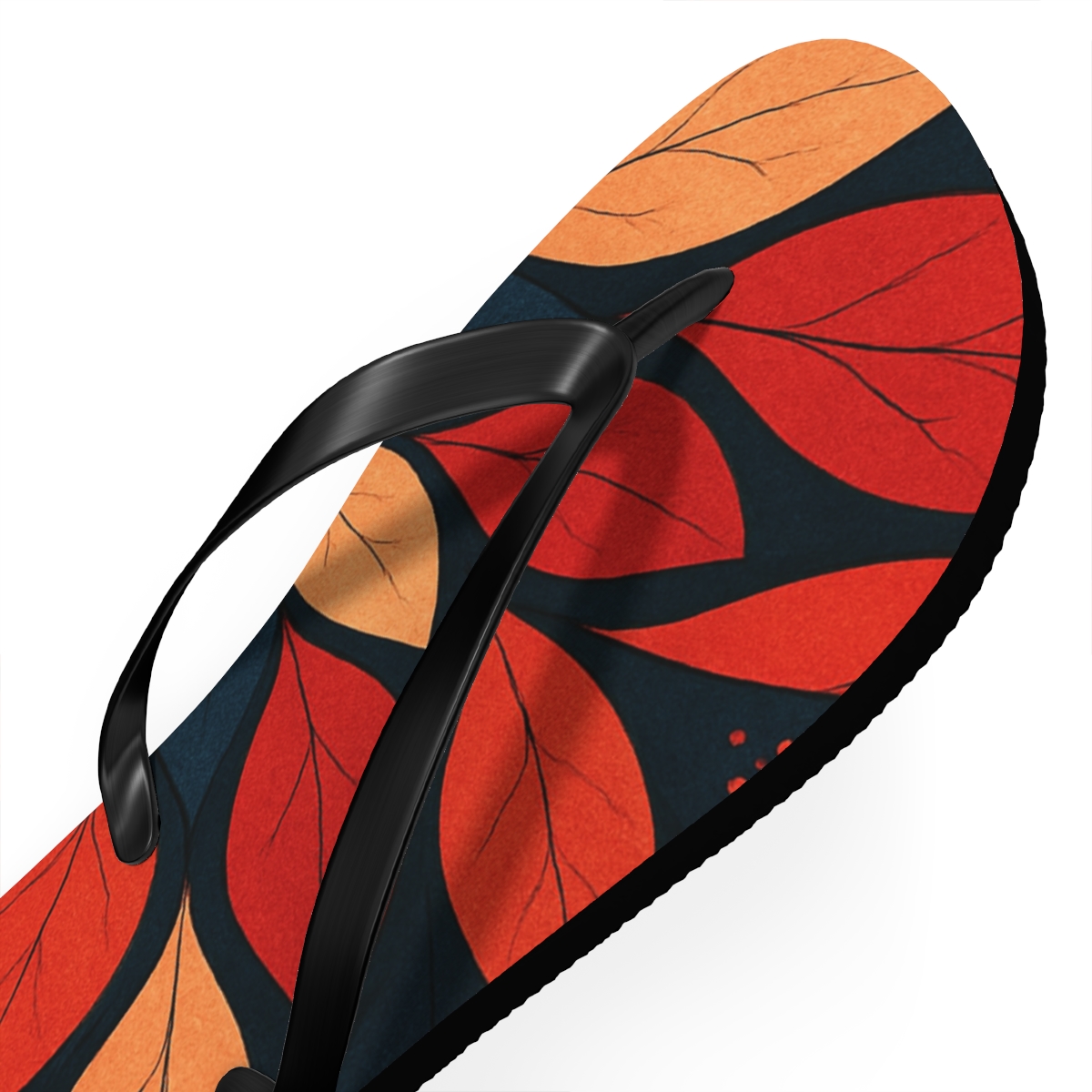 Poppy Pulse Tessellation comfortable casual flip flops