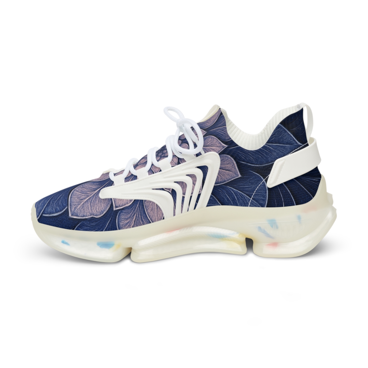 Ranunculus Pulse Rosette personalized athletic sneakers