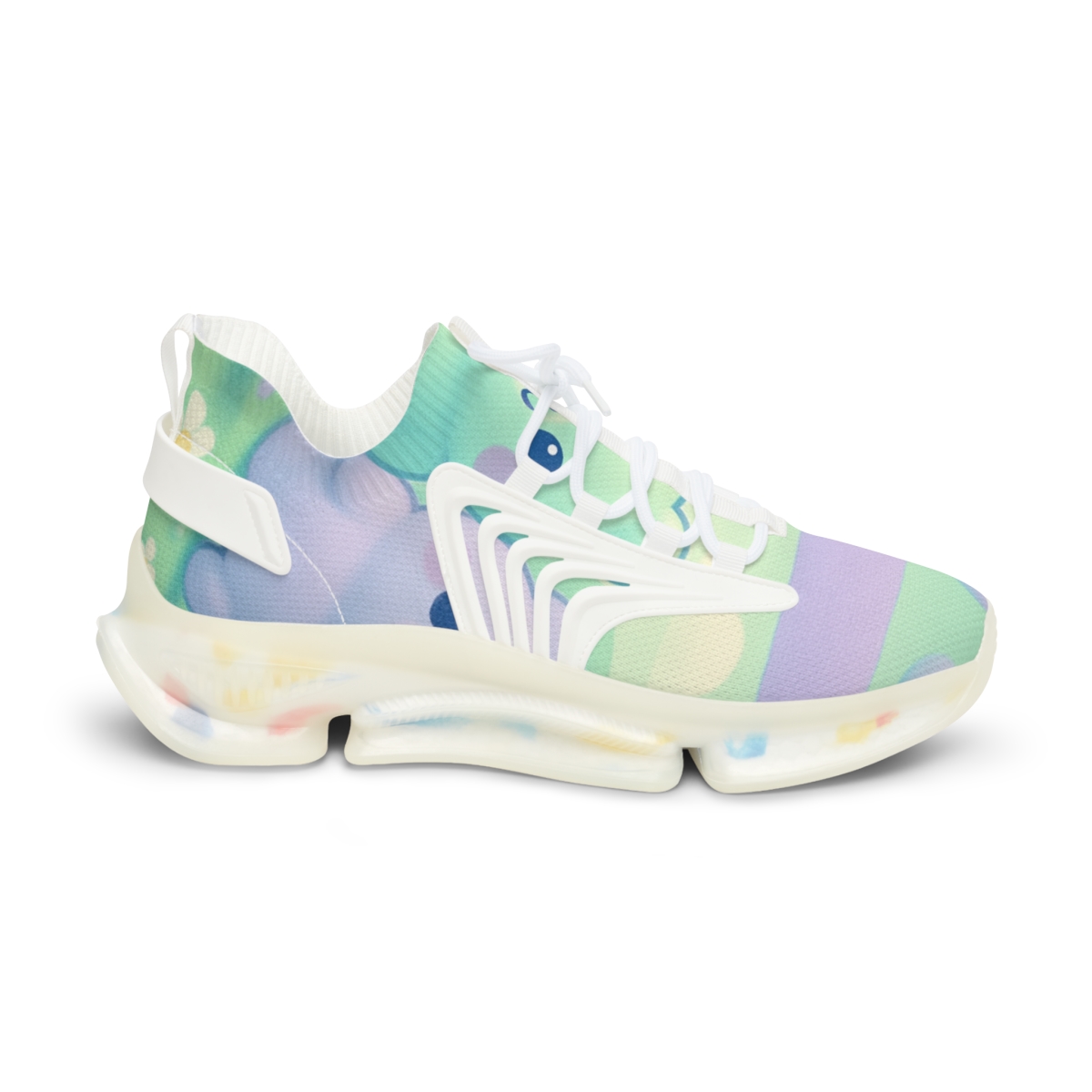 Bubble Bear Parade personalized athletic sneakers