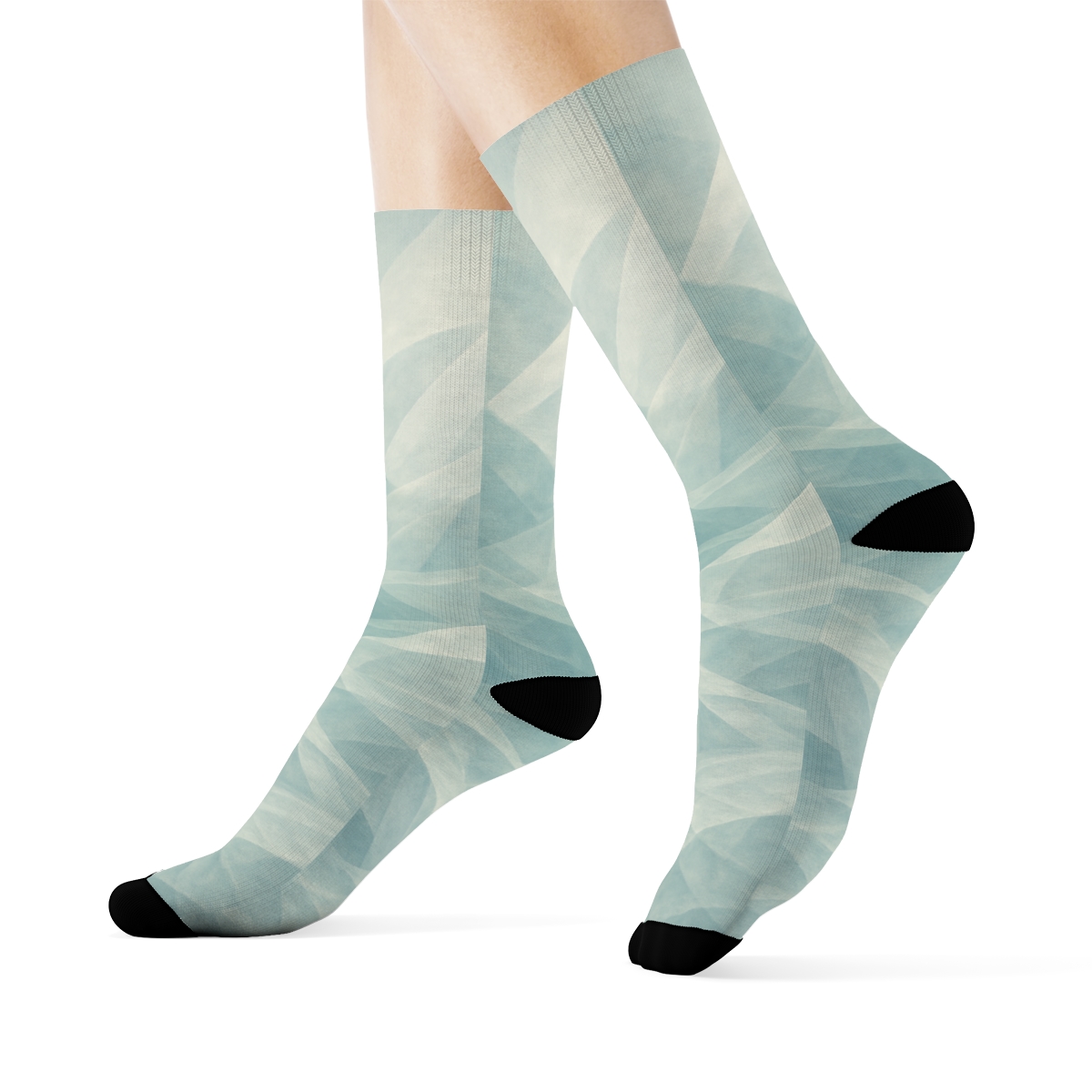 Prism Drift Facet Weave personalized cozy socks