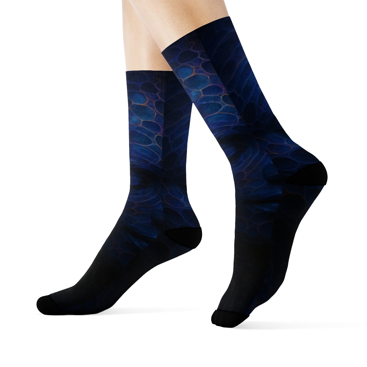 Chromatophore Pulse Veil sports performance socks