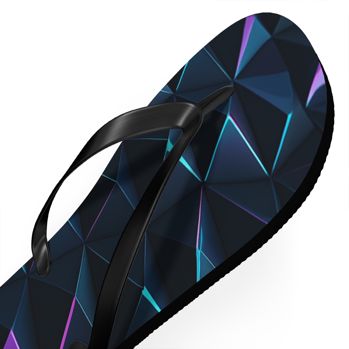 Spectrum Fold Tessellation personalized beach flip flops