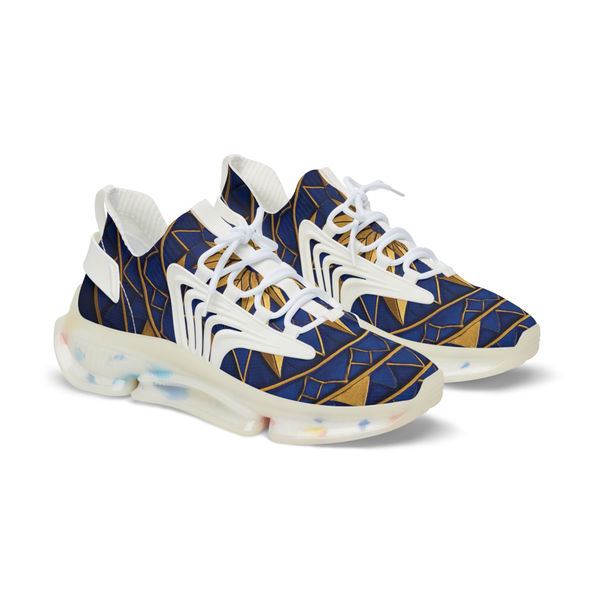 Fractal Starburst Mosaic premium sport sneakers