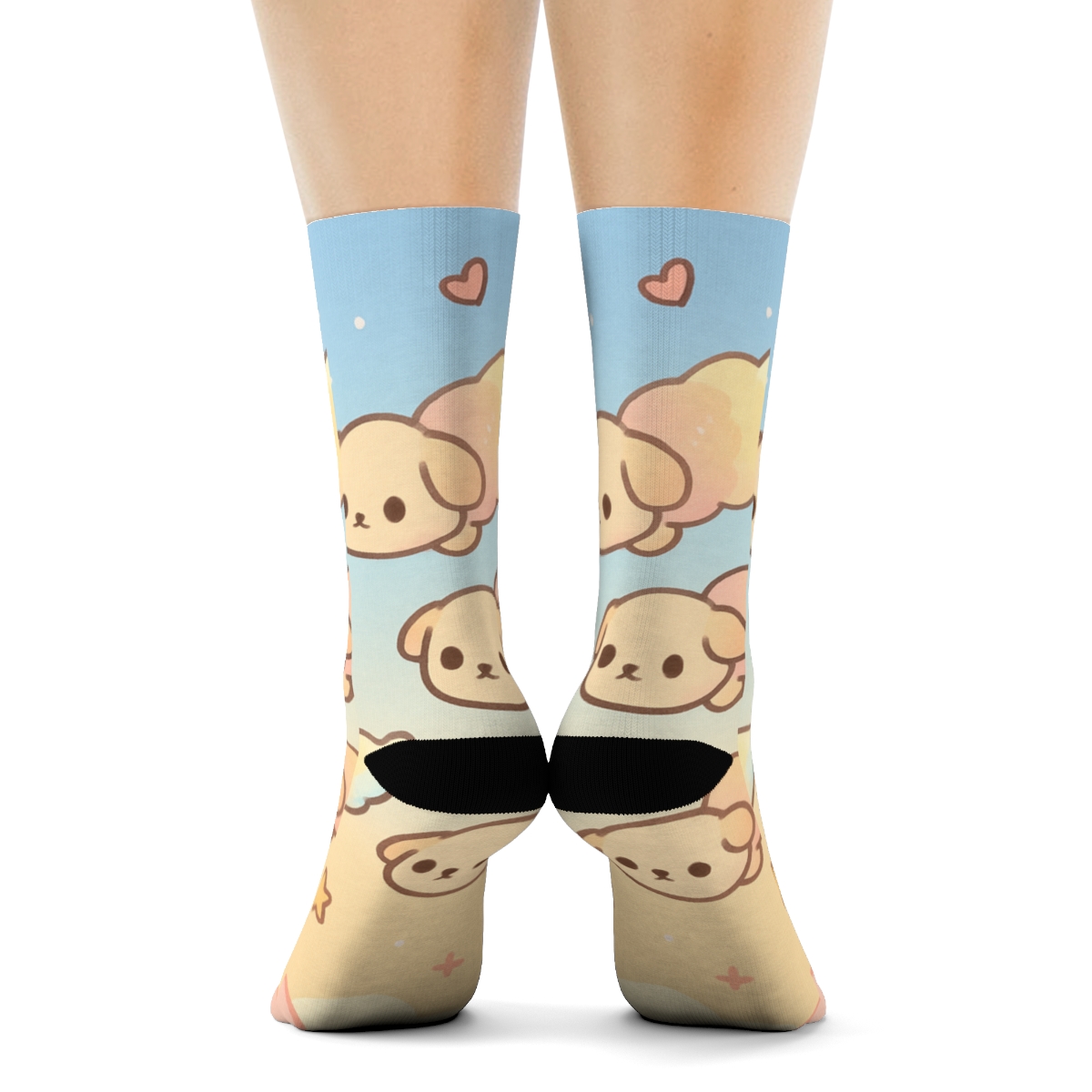 Puffy Comet Puppy Parade personalized cozy socks