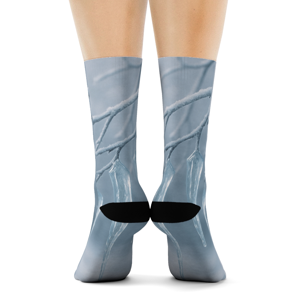 Winter Icicle Dreamscape sports performance socks
