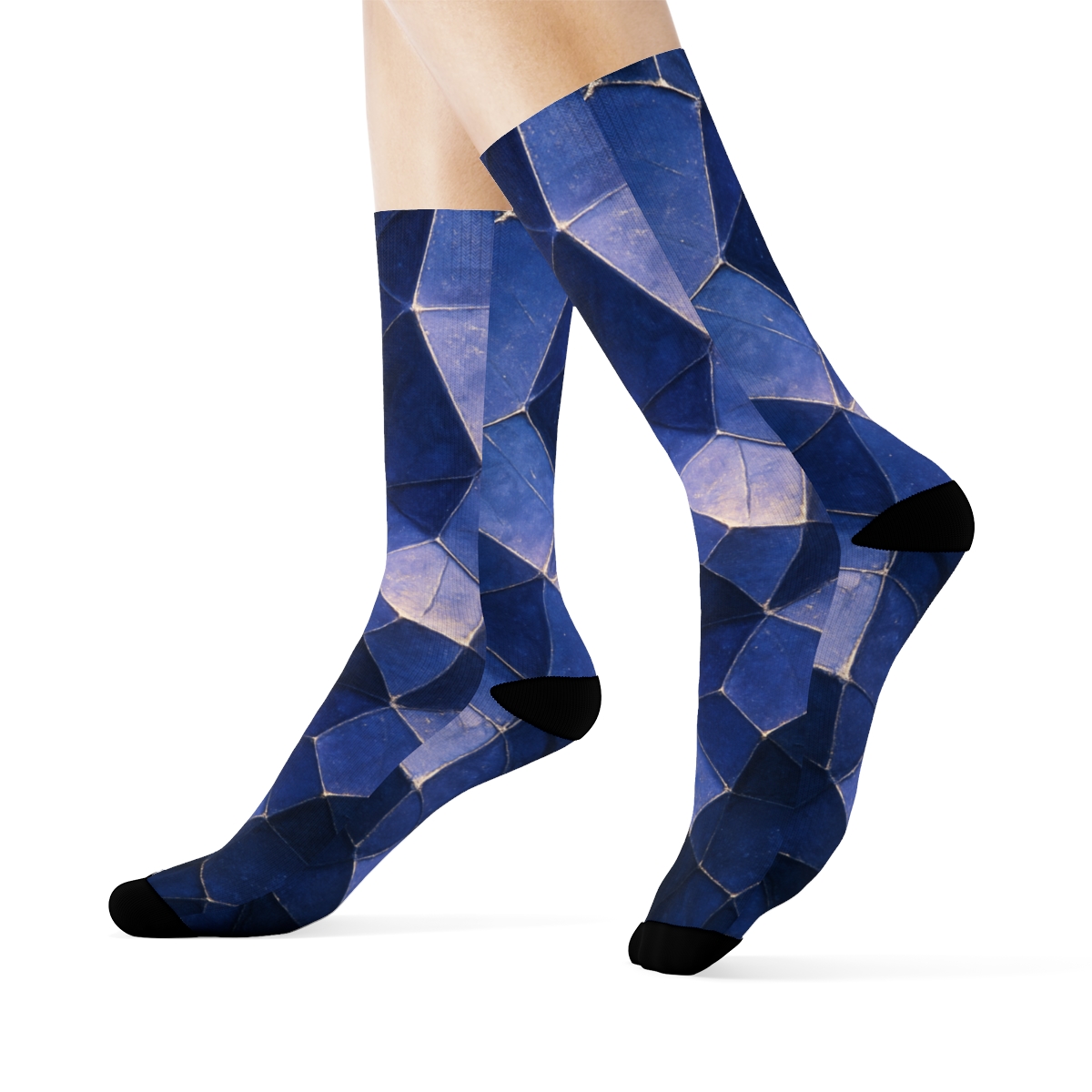 Mineral Facet Prism Lattice sports performance socks