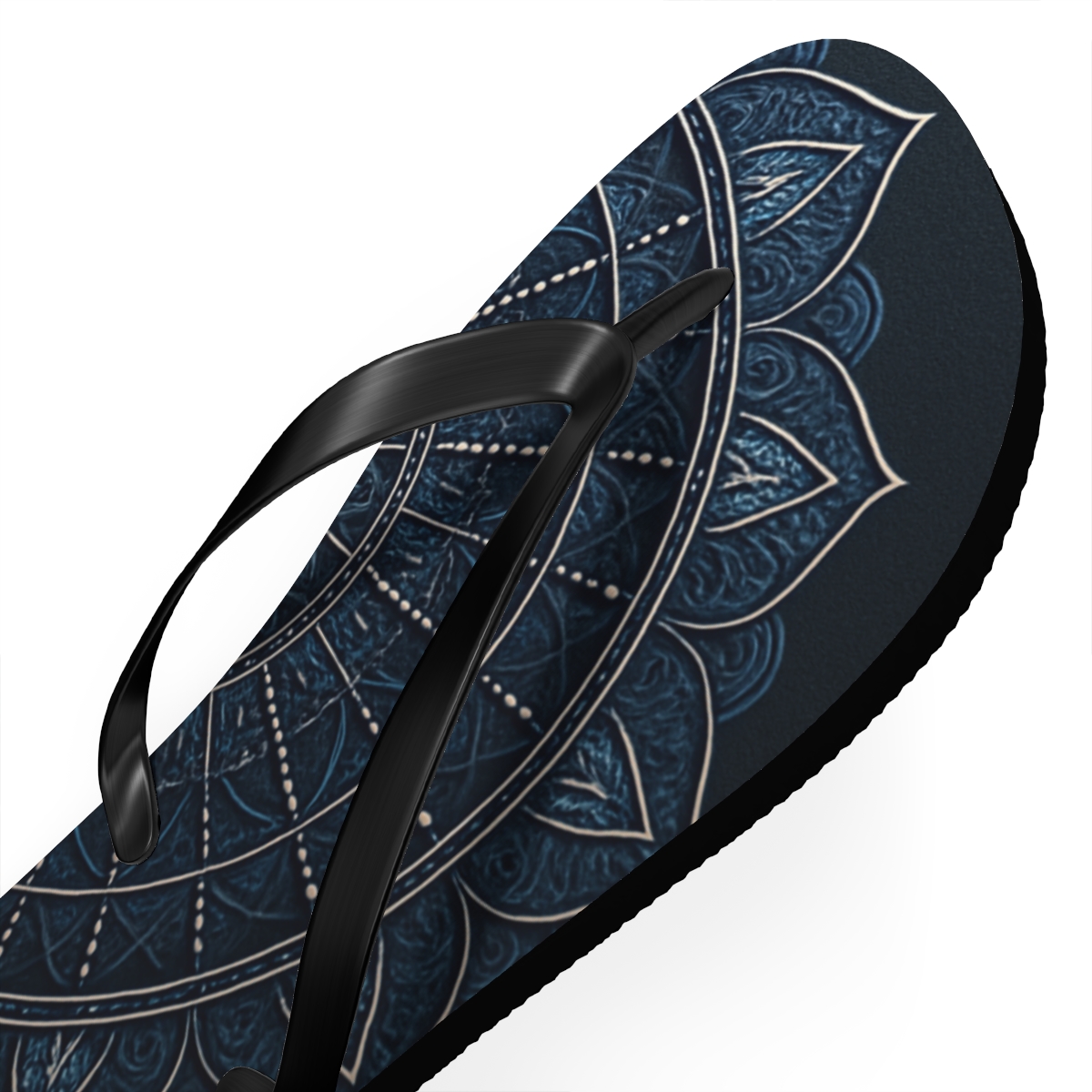 Quasar Filigree Compass designer logo flip flops