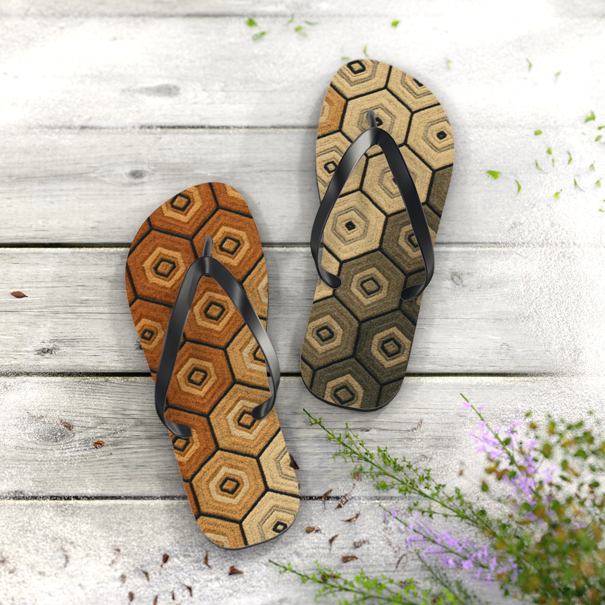 Mosaic Drift Flip Flops