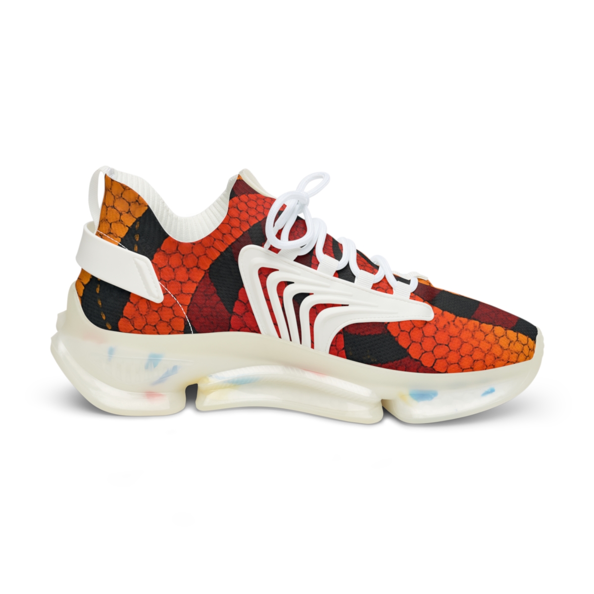 Marigold Prism Spiral designer branded sneakers