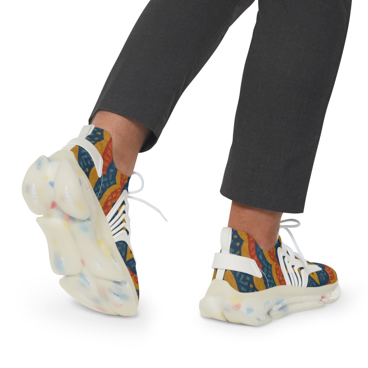 Fractal Starburst Medallion designer branded sneakers