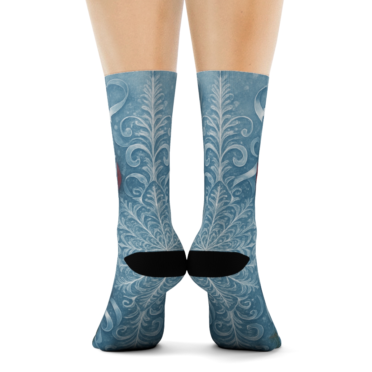 Midwinter Frost Ornament Drift stylish patterned socks