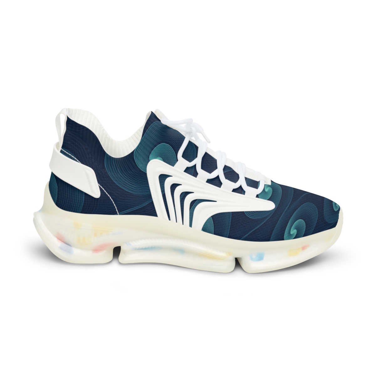 Spiral Nebula Tessellation designer branded sneakers