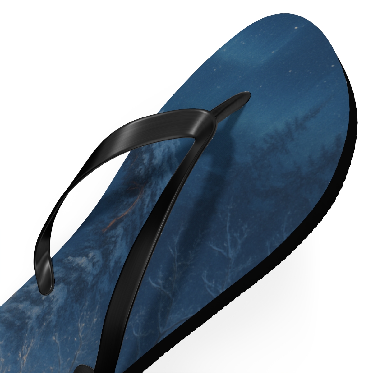 Winter Solstice Lantern Aurora stylish summer flip flops